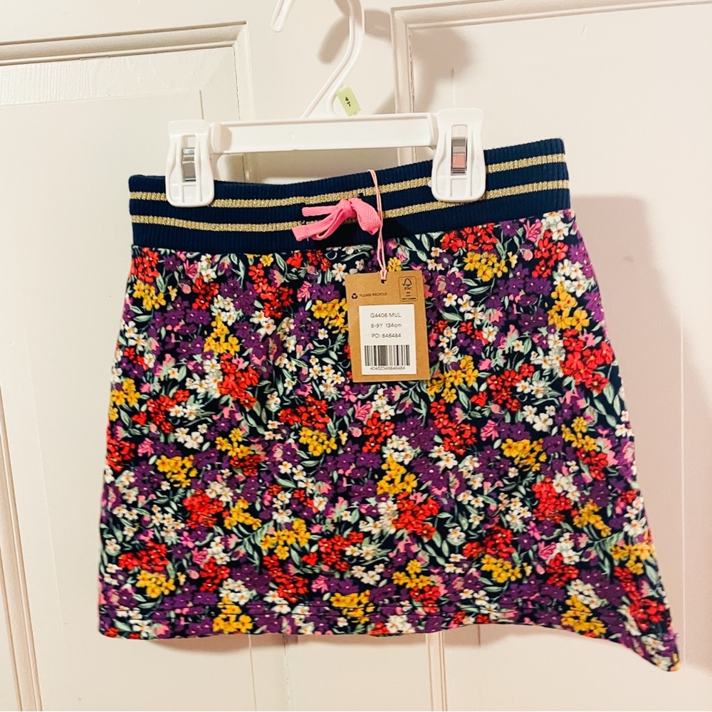 Mini Boden Girl’s Floral Set - Skirt and Jacket sz 8/9 (Sold Out!) - Picture 4 of 5